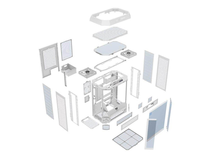Thermaltake The Tower 600 - Gehäuse - Tower - Weiß