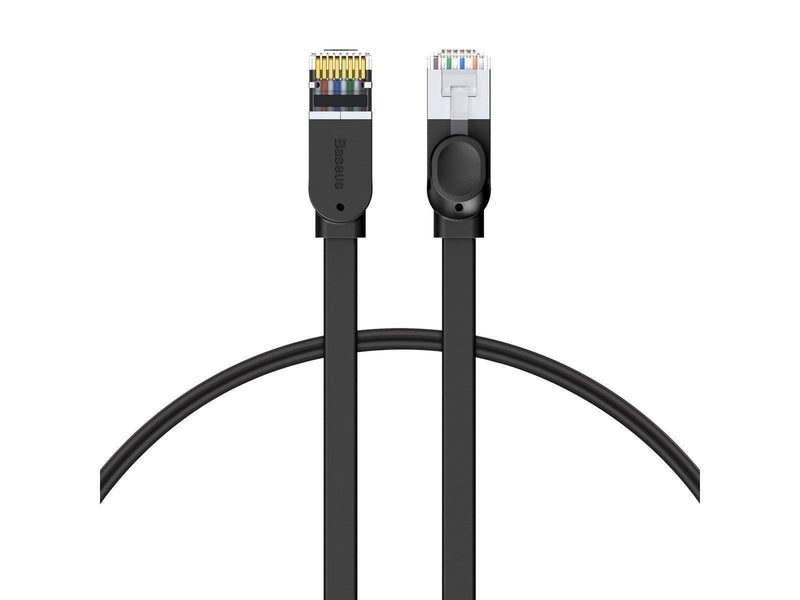 Baseus Cat 6 UTP Ethernet RJ45 Cable Flat 1m black - Schwarz - 1 meter