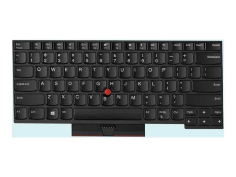 Lenovo - notebook replacement keyboard - with Trackpoint UltraNav - AZERTY - French - black Input Device - Portable Keyboard - E