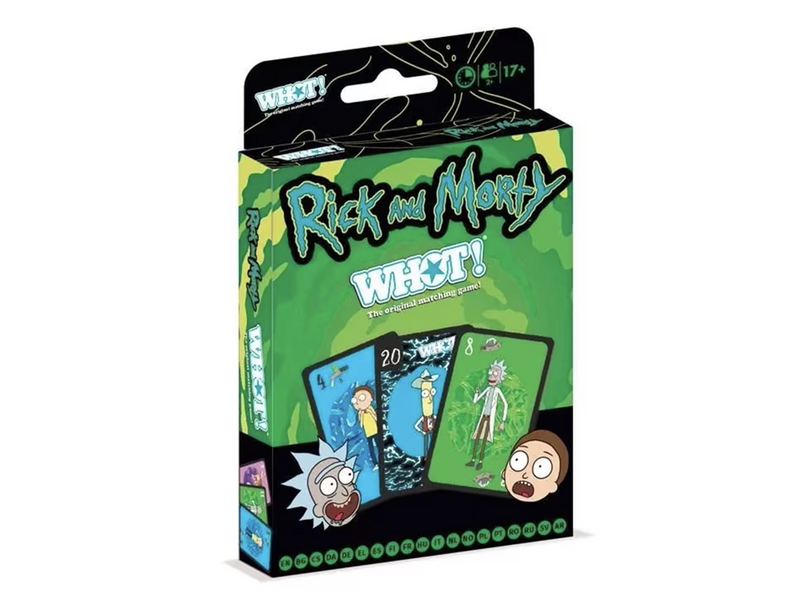 Winning Moves Rick and Morty WHOT! (Nordic + EN)
