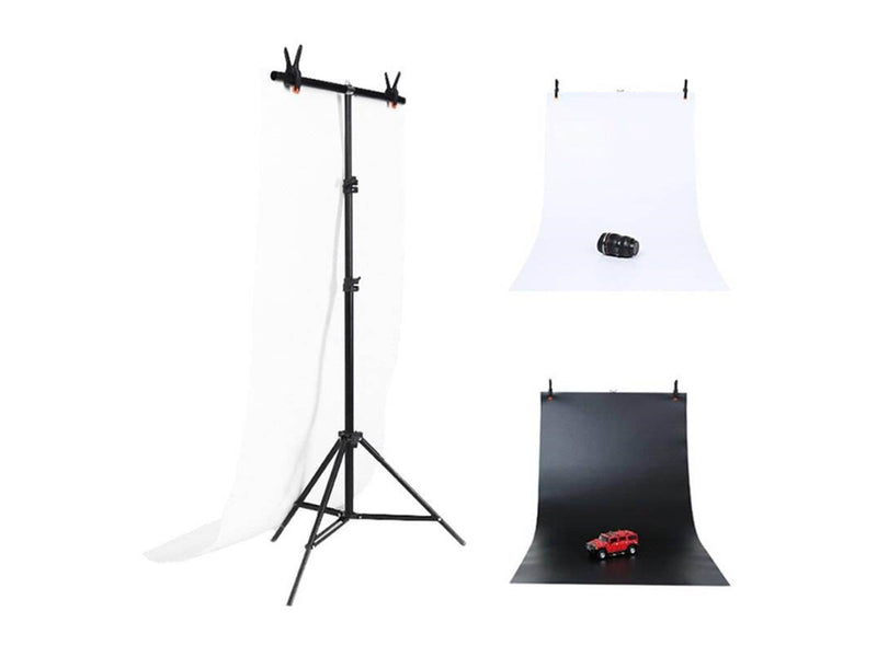 Puluz Photo studio background support 70x200cm + Backdrops 2 pcs DCA0976