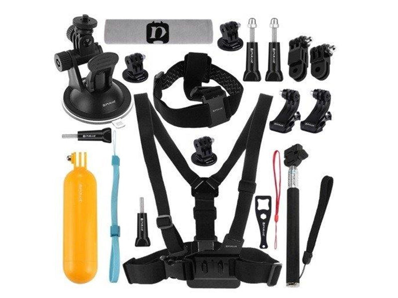 Puluz Accessories Ultimate Combo Kits for sports cameras PKT18 20 in 1