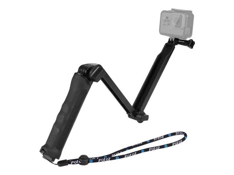 Puluz Folding Stick Selfie Stick/Tripod PU202 black