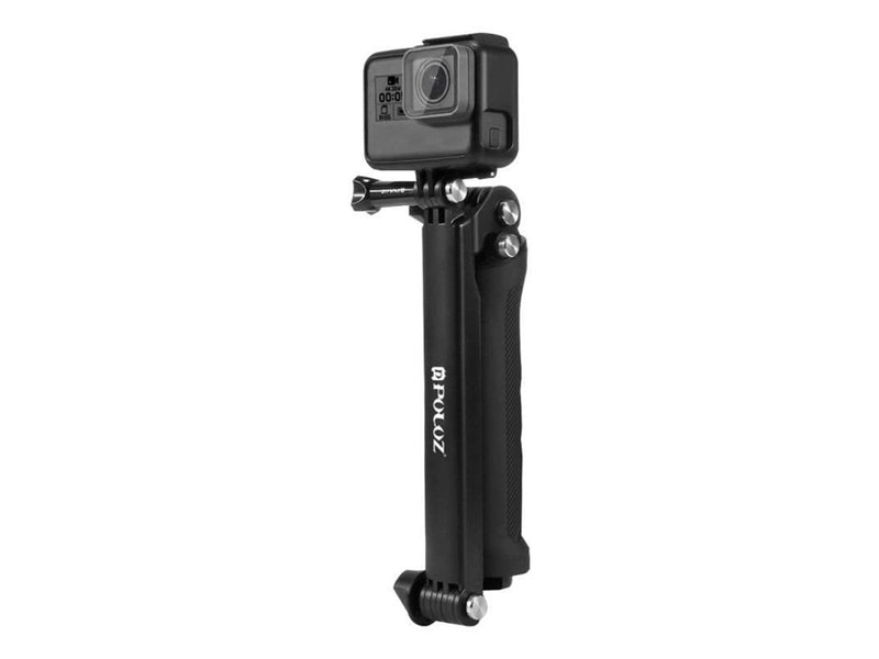 Puluz Folding Stick Selfie Stick/Tripod PU202 black