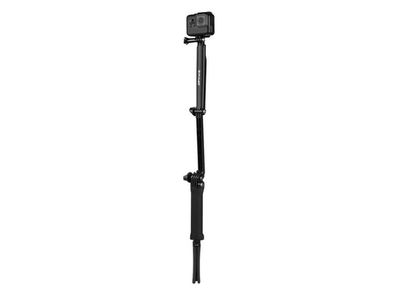 Puluz Folding Stick Selfie Stick/Tripod PU202 black