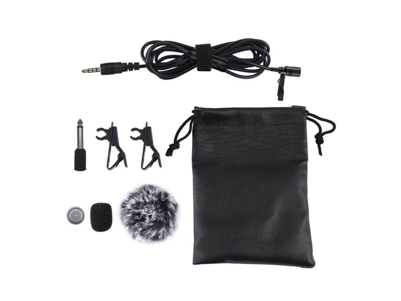 Puluz Microphone with a clip 3.5mm Jack 6m
