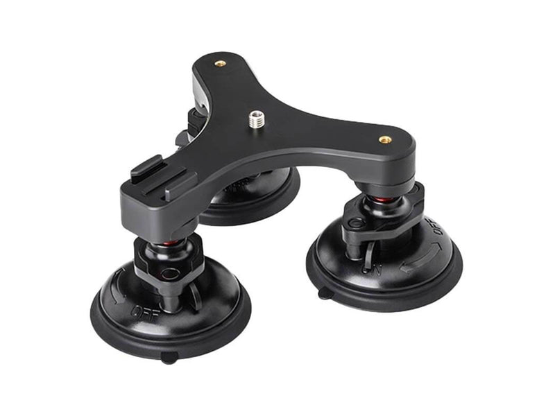 Sunnylife car mount with triple suction cup for cameras phones etc. (ZJ771)