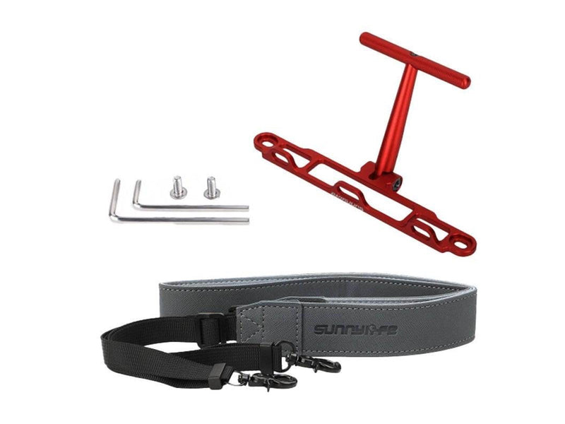 Sunnylife Mount with strap for DJI RC / RC 2 controller (red) ZJ764-R