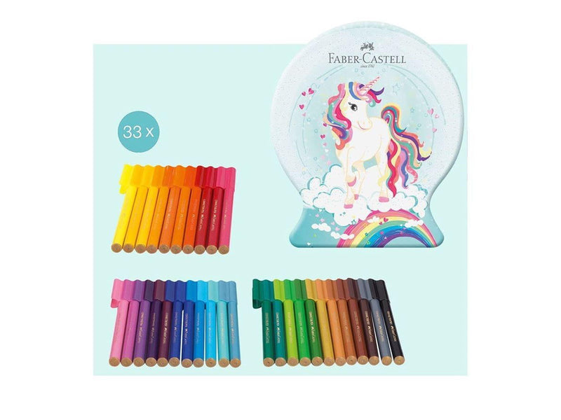 Faber Castell Felt Tip Pen Connector Unicorn 33 pcs
