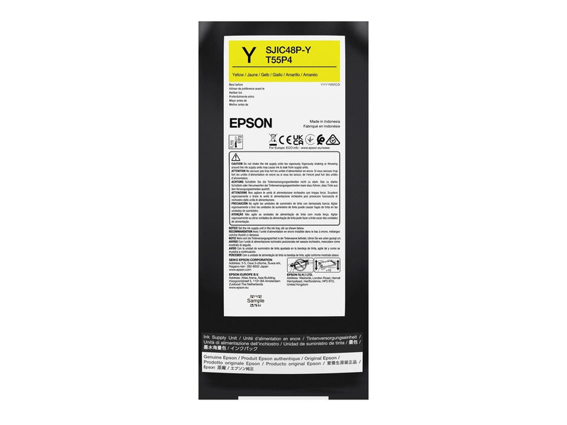 Epson T55P4 - yellow - original - ink pack - Tinten-Pack Gelb