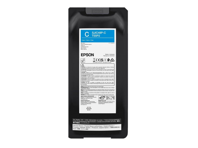 Epson T55P2 - cyan - original - ink pack - Tinten-Pack Cyan