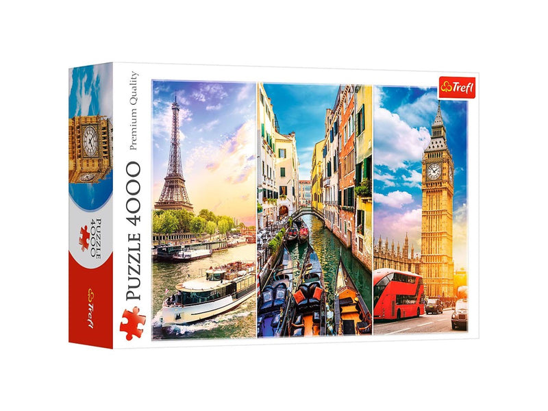 Trefl Puzzle - Trip around Europe (4000 pieces) Boden