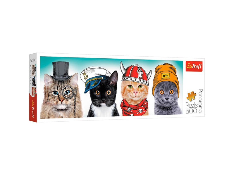 Trefl Puzzle - Panorama - Fluffy team (500 pieces) Boden