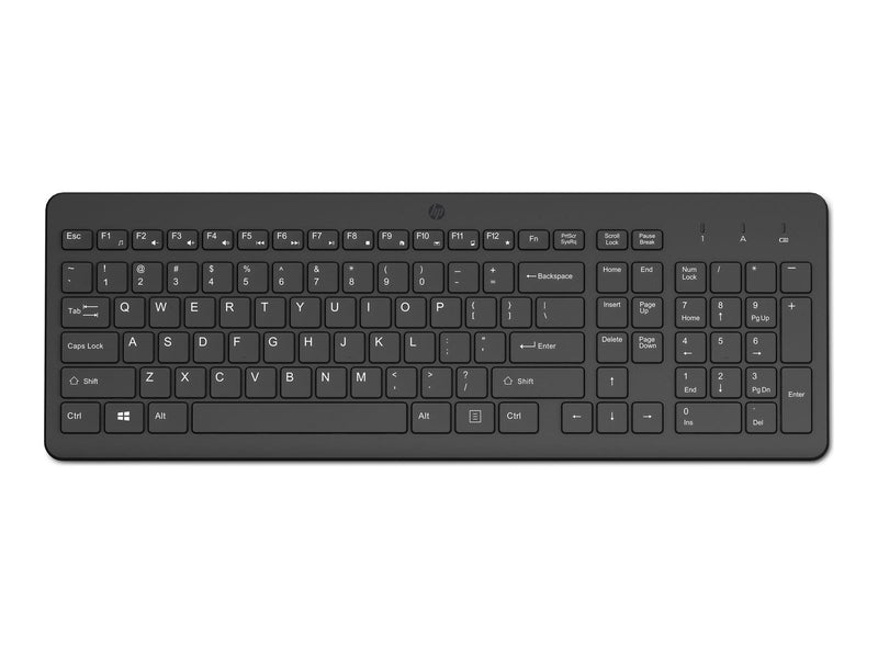 HP 225 - Tastaturen - Englisch - Schwarz
