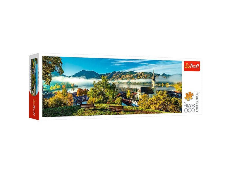 Trefl Puzzle - Panorama - By the Schliersee lake (1000 pieces) Boden