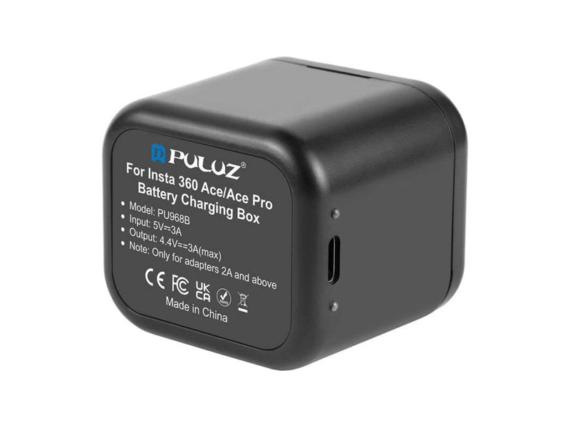 Puluz charger + memory card case for Insta360 Ace Pro / Ace