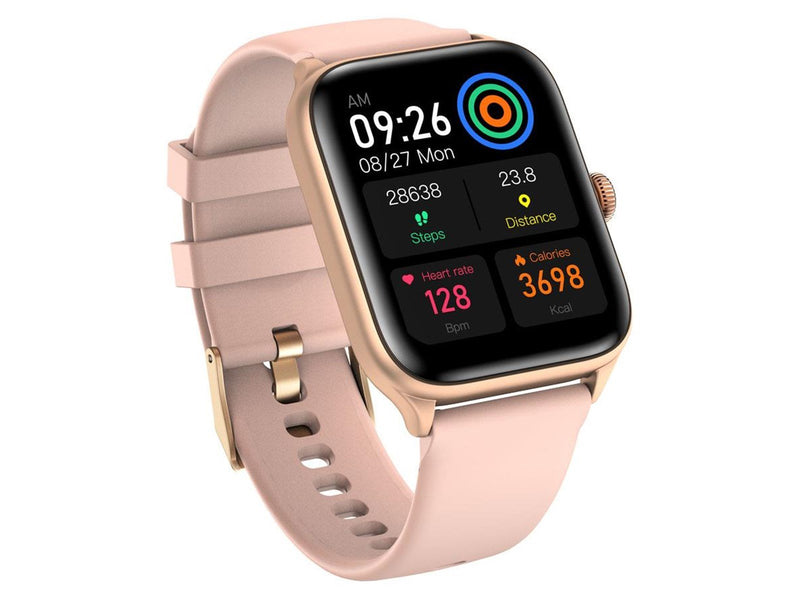 Riversong Motive 9E  2.01 Inch Smart Watch With Multiple Functions Rose Gold