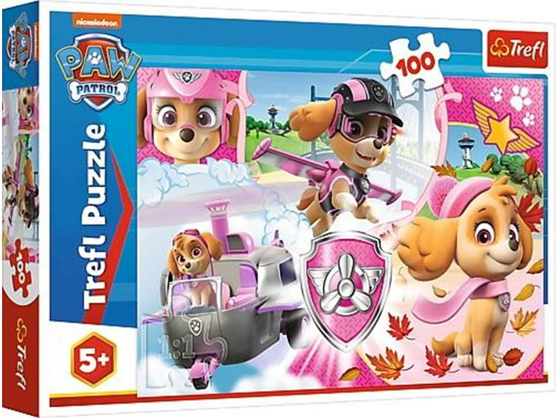 Trefl Puzzle - PAW Patrol - Skye in action (100 pieces) Boden