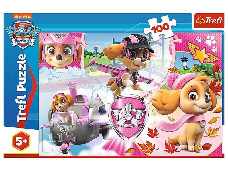 Trefl Puzzle - PAW Patrol - Skye in action (100 pieces) Boden