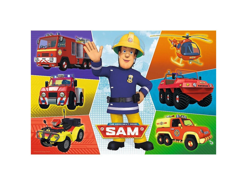 Trefl Puzzle - Fireman Sam - Sams vehicles (100 pieces) Boden