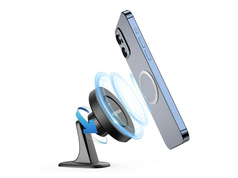 Riversong MagClip 03 Magnetic iPhone 12-15 Holder For Cars Black