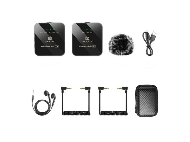 Puluz Wireless Lavalier Microphone 1 TX + 1 RX