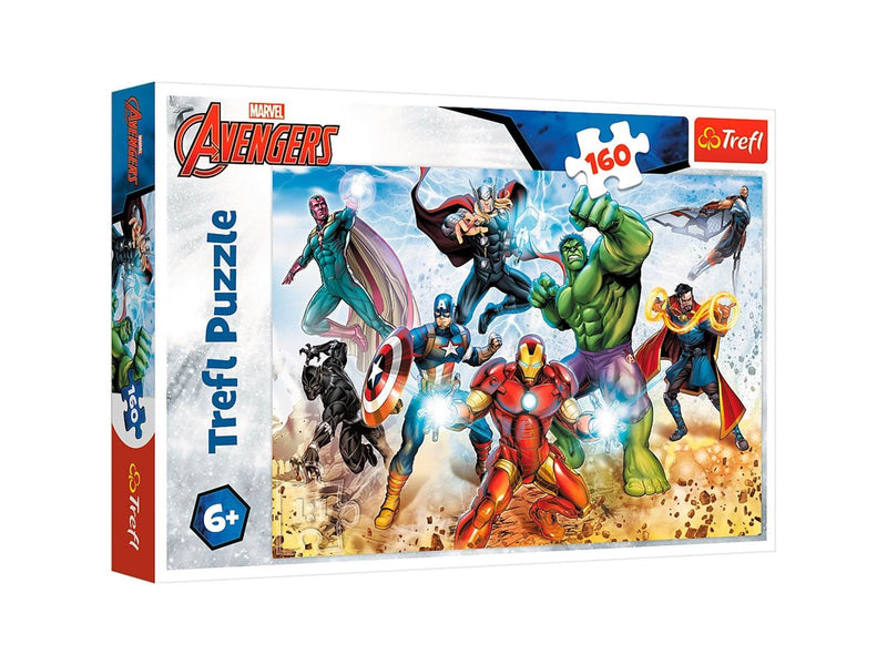 Trefl Puzzle - Marvel - Ready to save the world (160 pieces) Boden