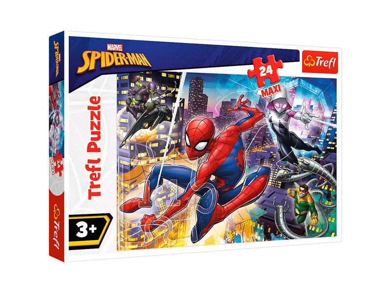 Trefl Puzzle - Spider-man - Fearless Spider-Man (24 Maxi pieces) Boden