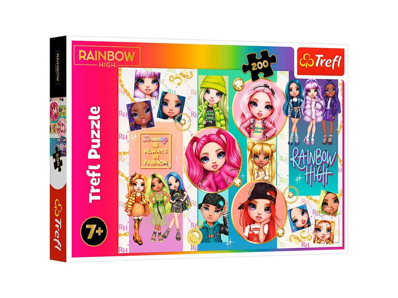 Trefl Puzzle - Rainbow high - Friendship of Rainbow High (200 pieces) Boden