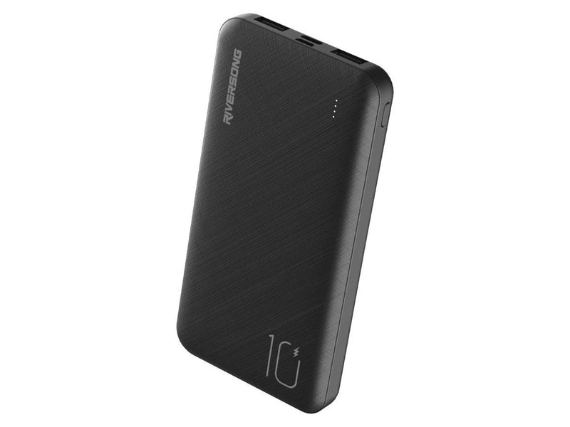 Riversong Vision 10SE Pro 10.000 mAh 20W USB-C PD powerbank Black Powerbank (Akku) - schwarz - 10000 mAh