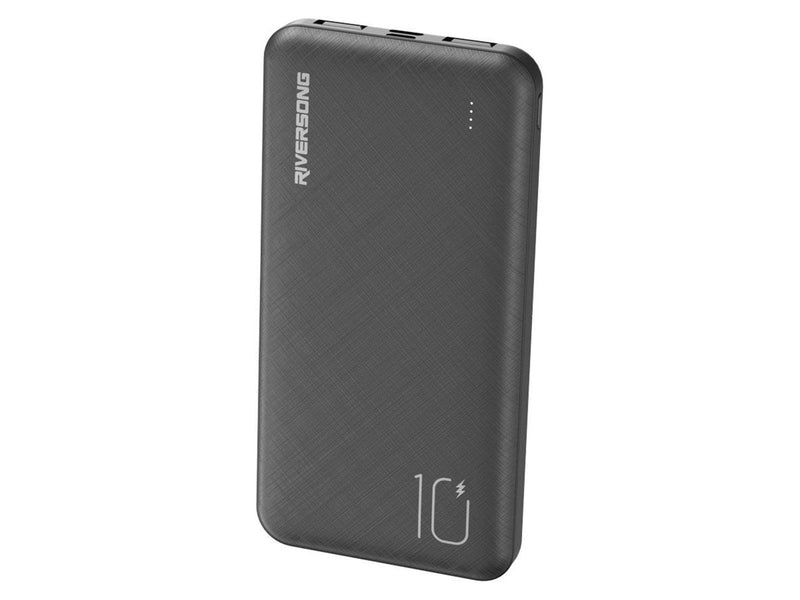 Riversong Vision 10SE Pro 10.000 mAh 20W USB-C PD powerbank Black Powerbank (Akku) - schwarz - 10000 mAh