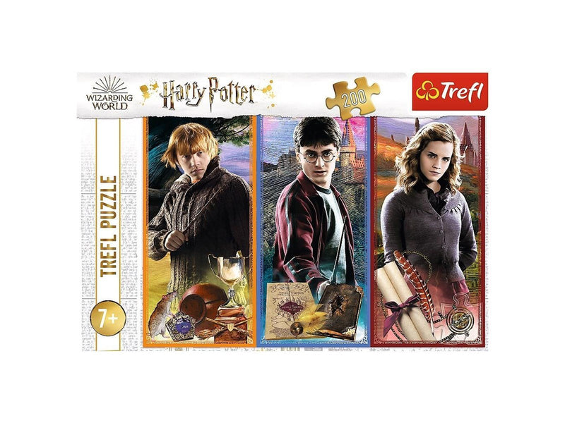 Trefl Puzzle - Harry Potter - In the world of magic and witchcraft (200 pieces) Boden