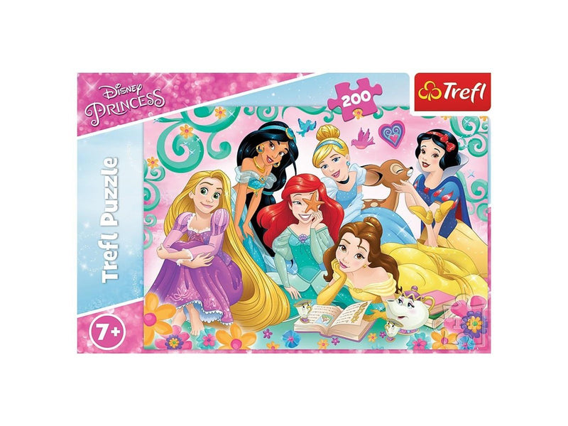 Trefl Puzzle - Princess - Happy world of Princesses (200 pieces) Boden