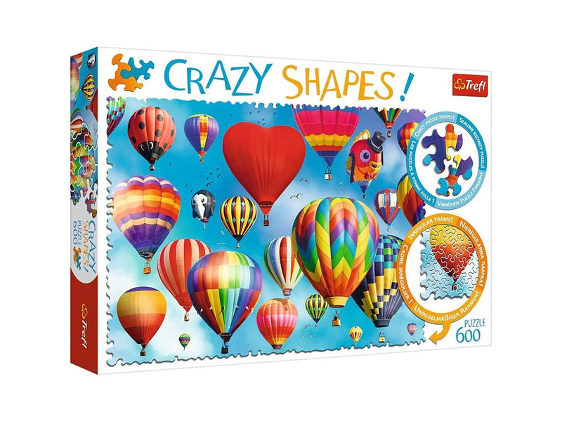 Trefl Puzzle - Crazy Shapes - Colourful balloons (600 pieces) Boden
