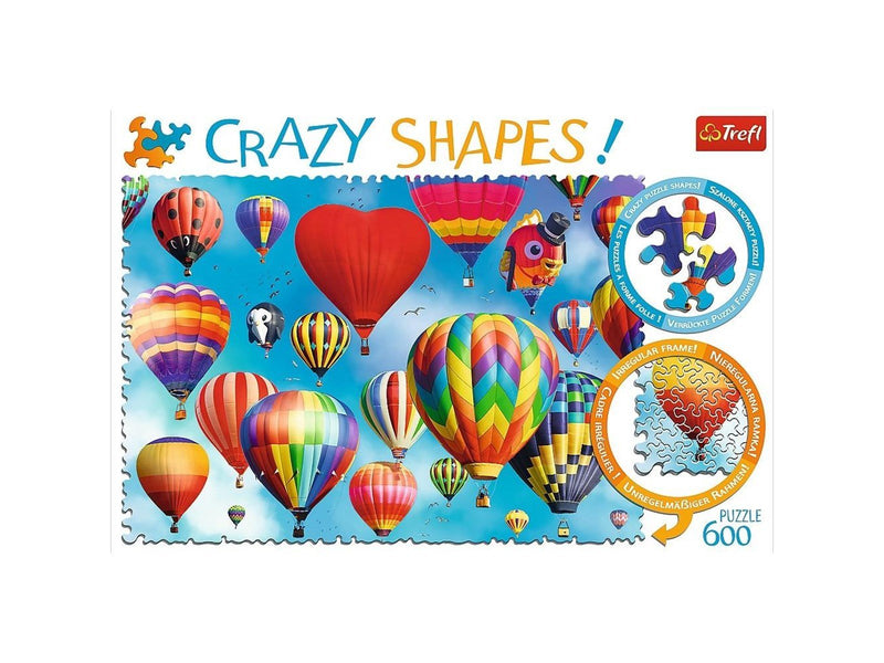 Trefl Puzzle - Crazy Shapes - Colourful balloons (600 pieces) Boden