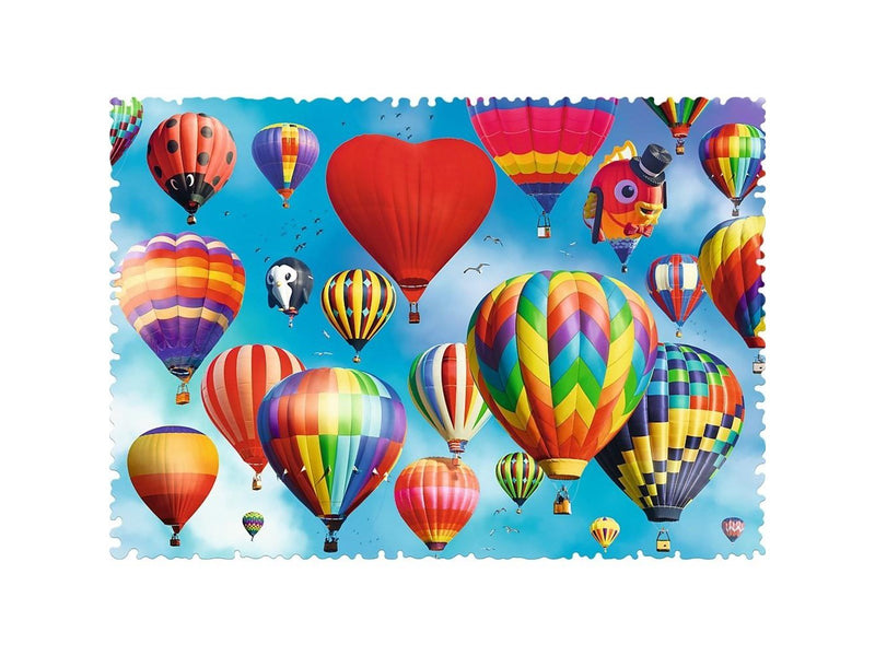 Trefl Puzzle - Crazy Shapes - Colourful balloons (600 pieces) Boden