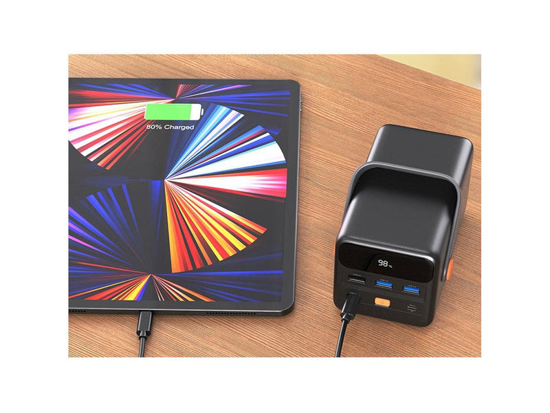 Choetech B664 Mini Power Station powerbank 50000mAh 65W (black) Powerbank (Akku) - schwarz - 50000 mAh