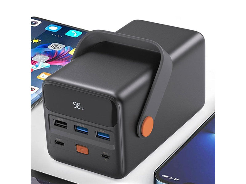 Choetech B664 Mini Power Station powerbank 50000mAh 65W (black) Powerbank (Akku) - schwarz - 50000 mAh