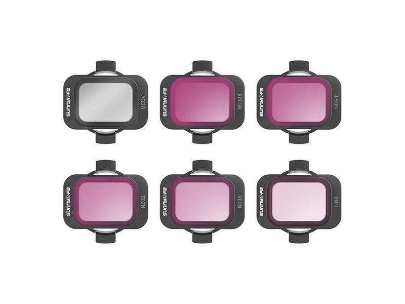 Sunnylife MCUV set of 6 filters ND8/16/34/64/128 for DJI Avata 2