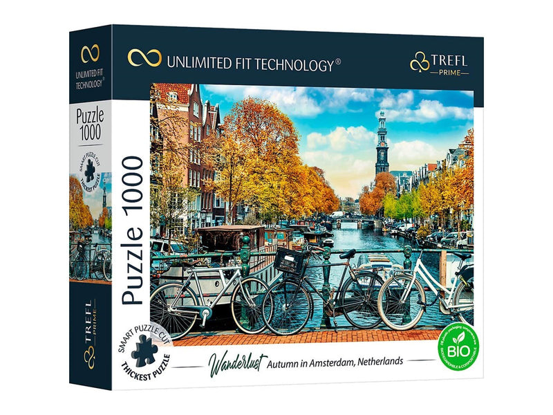 Trefl Puzzle - Unlimited Fit - Autumn in Amsterdam Netherlands (1000 pieces) Boden