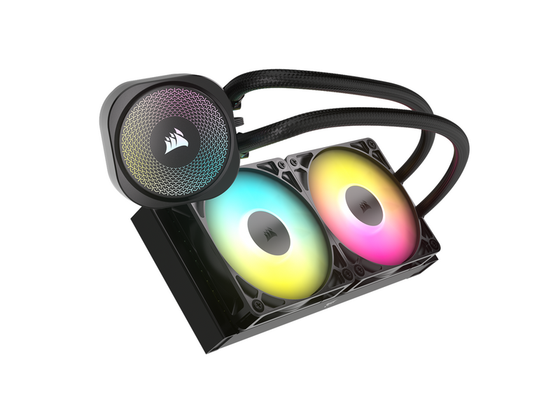 Corsair NAUTILUS 240 ARGB Black - CPU-Wasserkühlung - Max 36 dBA