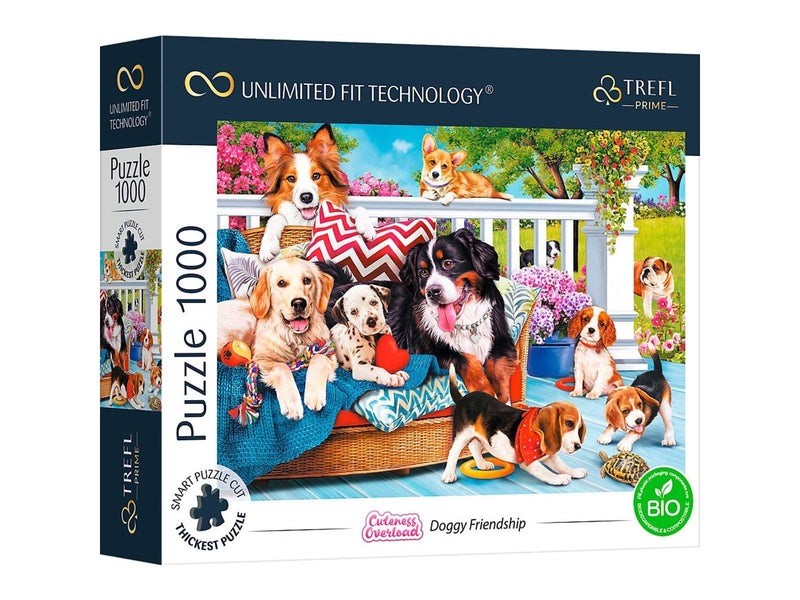 Trefl Puzzle - Unlimited Fit - Doggy Love (1000 pieces) Boden