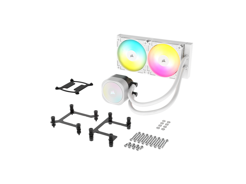 Corsair NAUTILUS 240 ARGB White - CPU-Wasserkühlung - Max 36 dBA