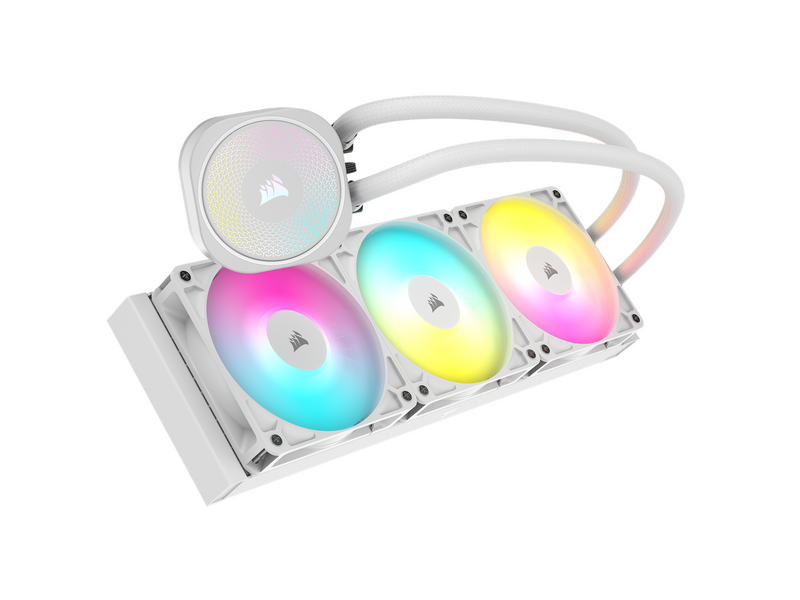 Corsair NAUTILUS 360 ARGB White - CPU-Wasserkühlung - Max 36 dBA