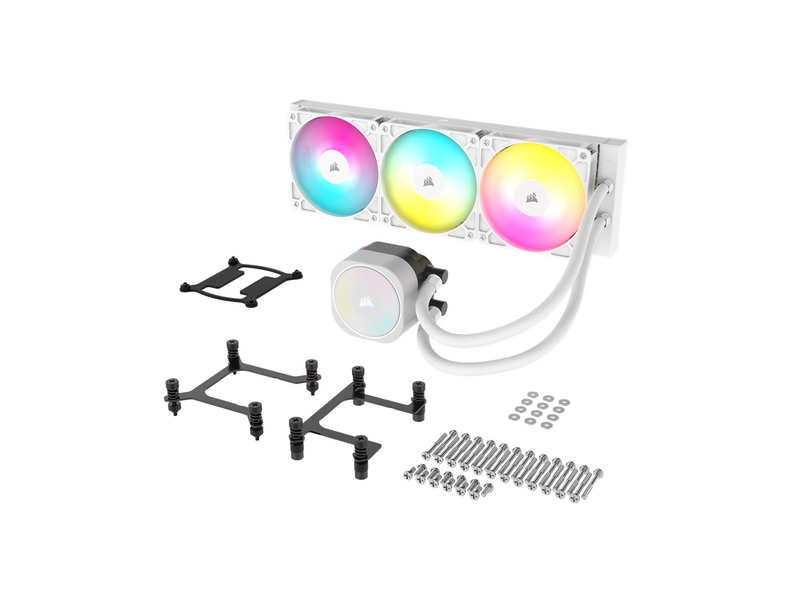 Corsair NAUTILUS 360 ARGB White - CPU-Wasserkühlung - Max 36 dBA