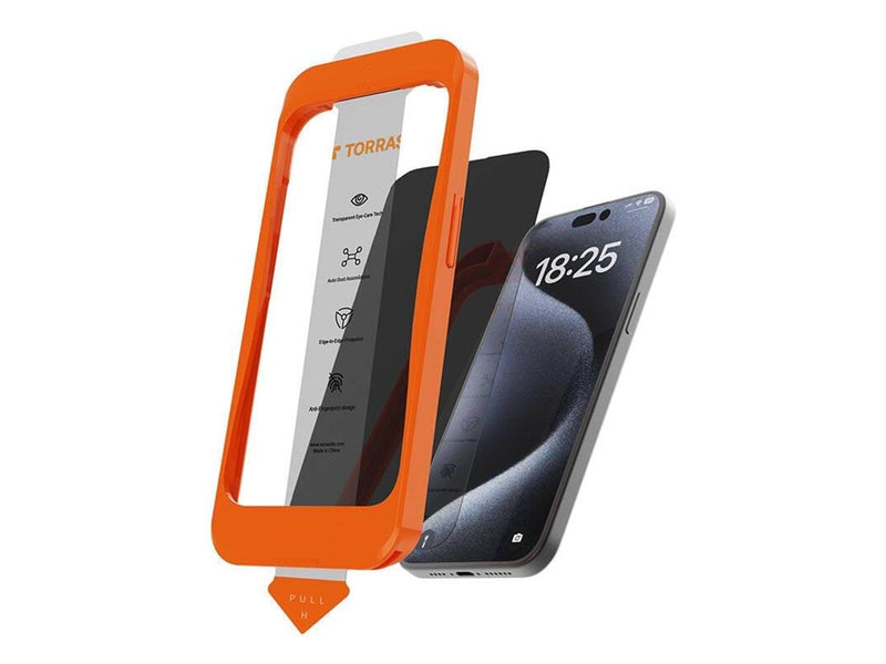 Torras Install Master tempered glass for iPhone 16 Pro