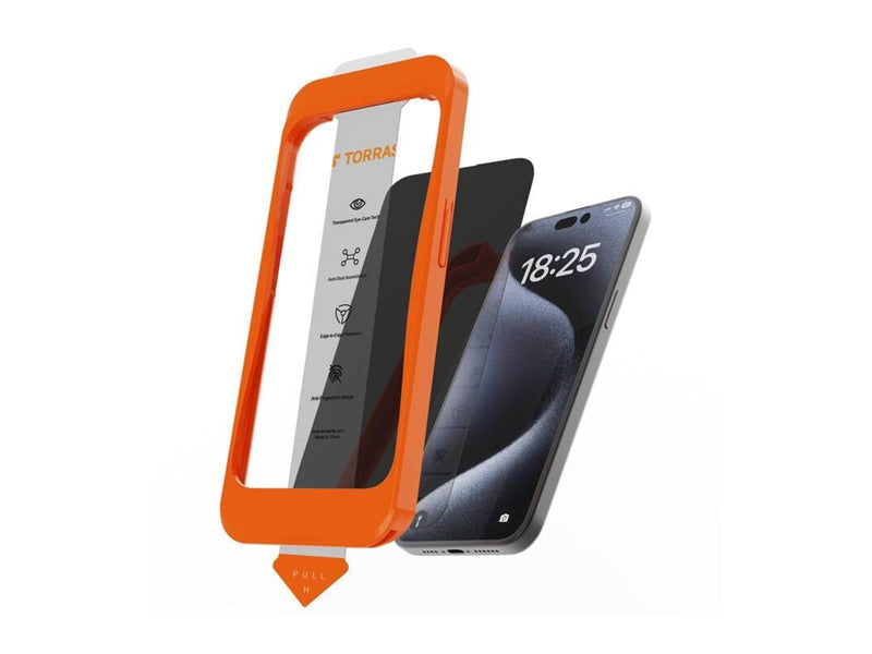 Torras Install Master tempered glass for iPhone 16