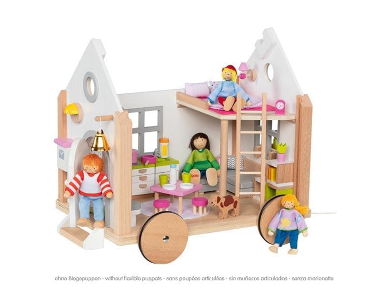 Goki Wooden Dollhouse Tiny House Hygge