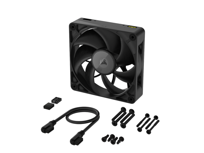 Corsair iCUE LINK RX120 MAX - Expansion Fan - Gehäuselüfter - 120mm - Schwarz - 36 dBA