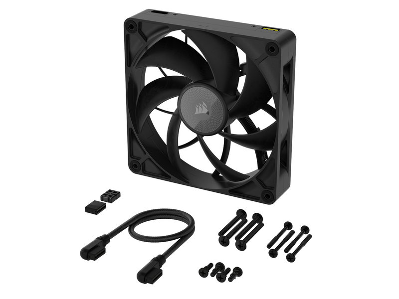 Corsair iCUE LINK RX140 MAX - Expansion Fan - Gehäuselüfter - 140mm - Schwarz - 36 dBA